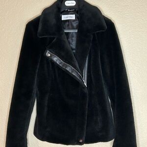 Calvin Klein Black Teddy Jacket for Women